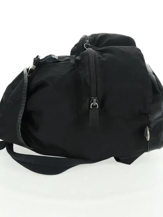 PRADA Backpack Nylon Black Silver Auth bs31873 - Picture 4 of 16
